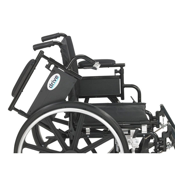 Drive pla416fbdaarad-elr , Viper Plus Gt Wheelchair With Flip Back Removable Adjustable Desk Arms, Elevating Leg Rests, 16" Seat