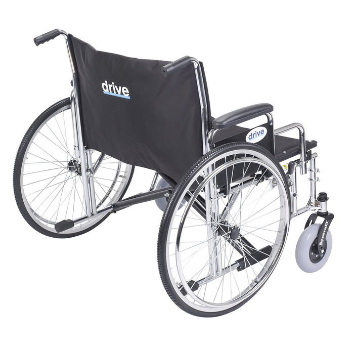Drive std30ecdda , Sentra Ec Heavy Duty Extra Wide Wheelchair, Detachable Desk Arms, 30" Seat