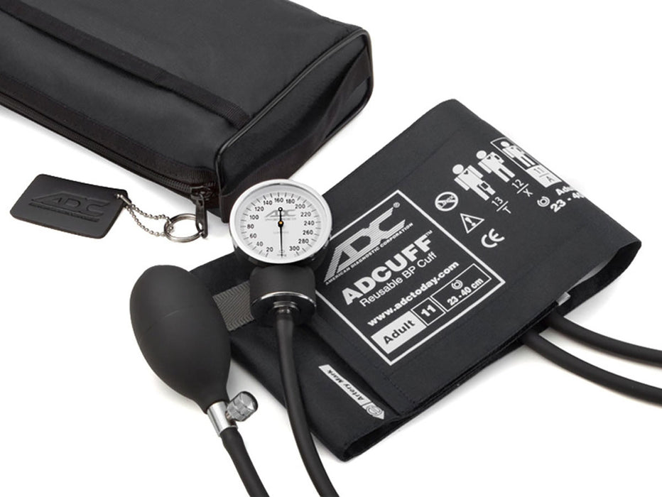 ADC 768-641-11ABK Pro'S Combo Ii Sr Pocket Aneroid/Sprague Kit, Adult, Black