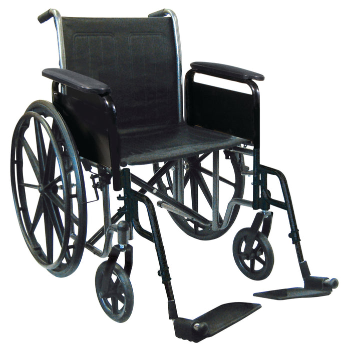 Drive SSP218DDA-SF 18" Wheelchair With Removable Desk Armrest, Swing Away Footrest