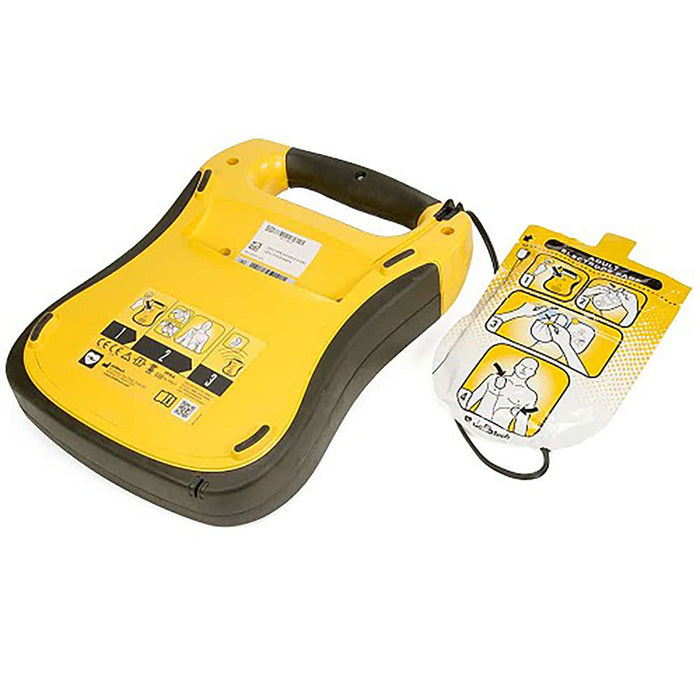 Heartsmart DCF-100 with Extras Defibtech Lifeline Semi Automatic Aed, Carrying Case, Cpr Prep Kit, Inspection Tag, Decal, Keychain Mask