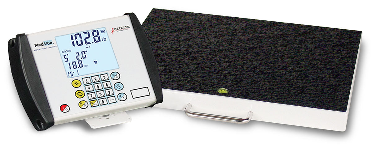 Detecto GP-600-MV1 , Gp-600 Healthcare Scale, Digital, Portable, 600 Lb X .2 Lb / 270 Kg X .1 Kg