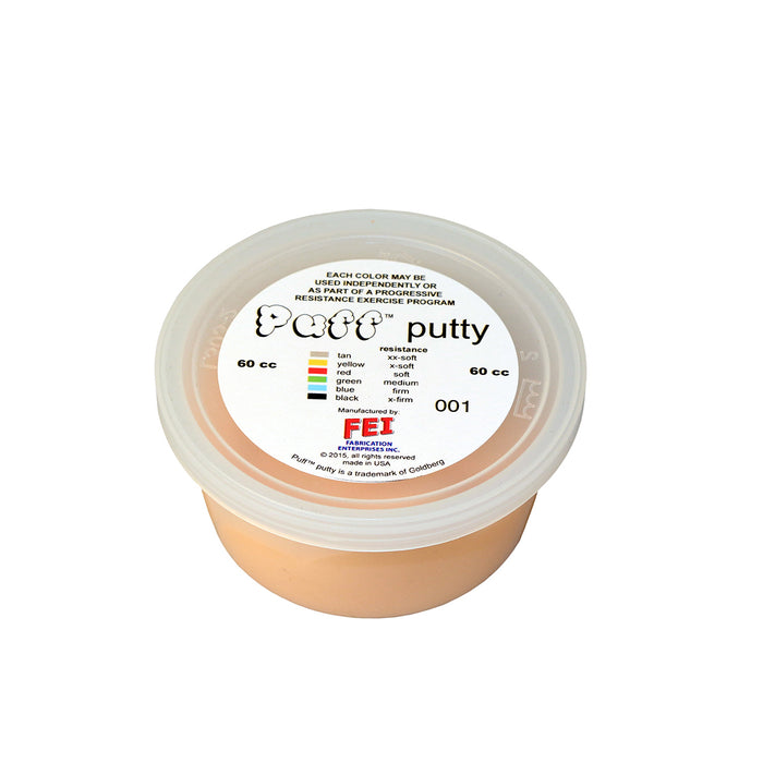 TheraPutty FAB 1908PUFF Puff Lite Exercise Putty - Xx-Soft - Tan - 60Cc