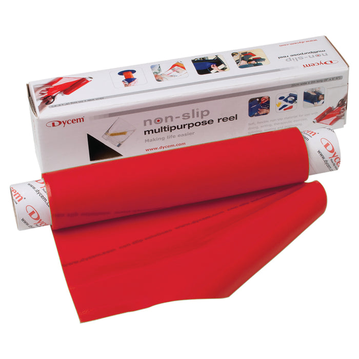 Dycem NS03S22 Non-Slip Material, Roll, 8"X6-1/2 Foot, Red