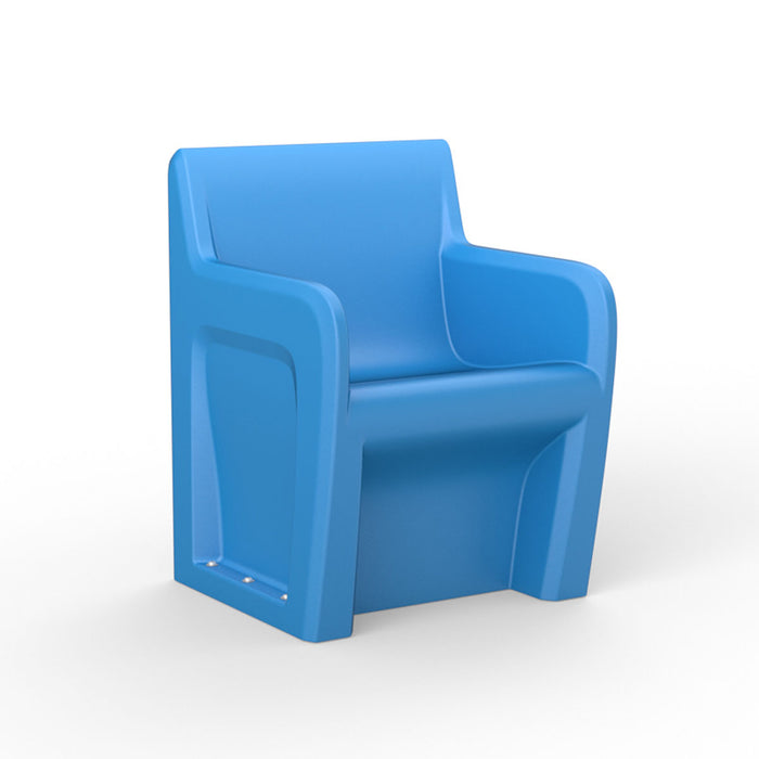 Cortech USA 106484(BG) Sentinel Arm Chair-Floor Mount, Gangable, Blue Grey