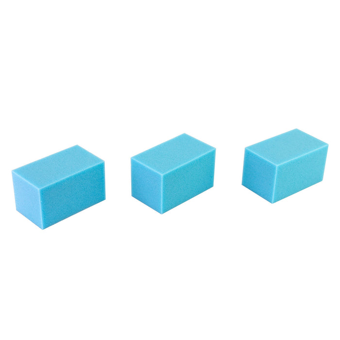 CanDo 23772 (40) Hand Therapy Blocks, Blue (Medium), Pack Of 3, Case Of 40