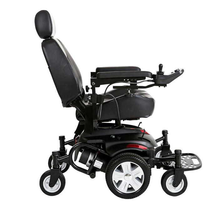 Drive titanaxs-18cs , Titan Axs Mid-Wheel Power Wheelchair, 18"X18" Captain Seat