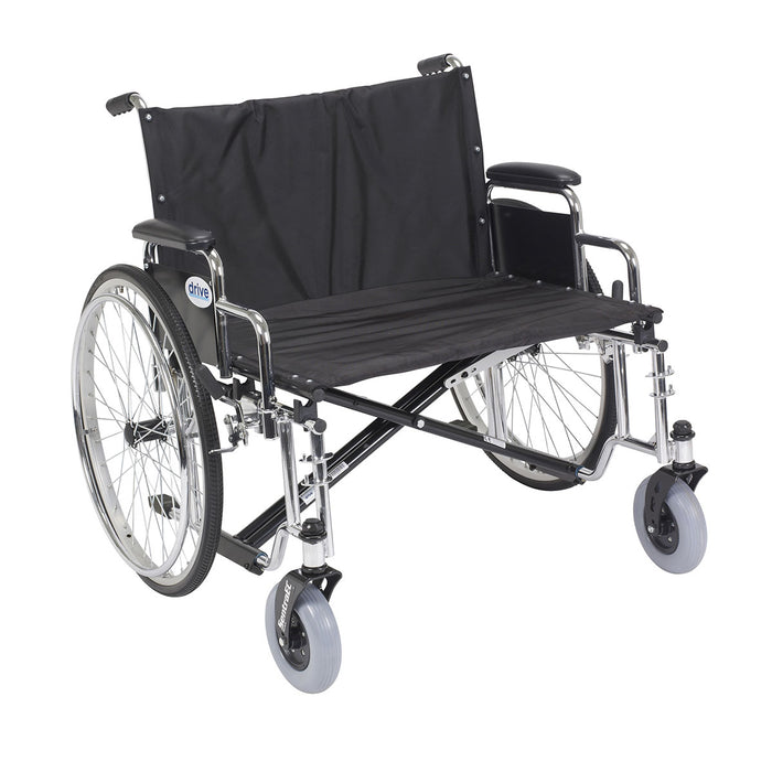 Drive std28ecdda , Sentra Ec Heavy Duty Extra Wide Wheelchair, Detachable Desk Arms, 28" Seat