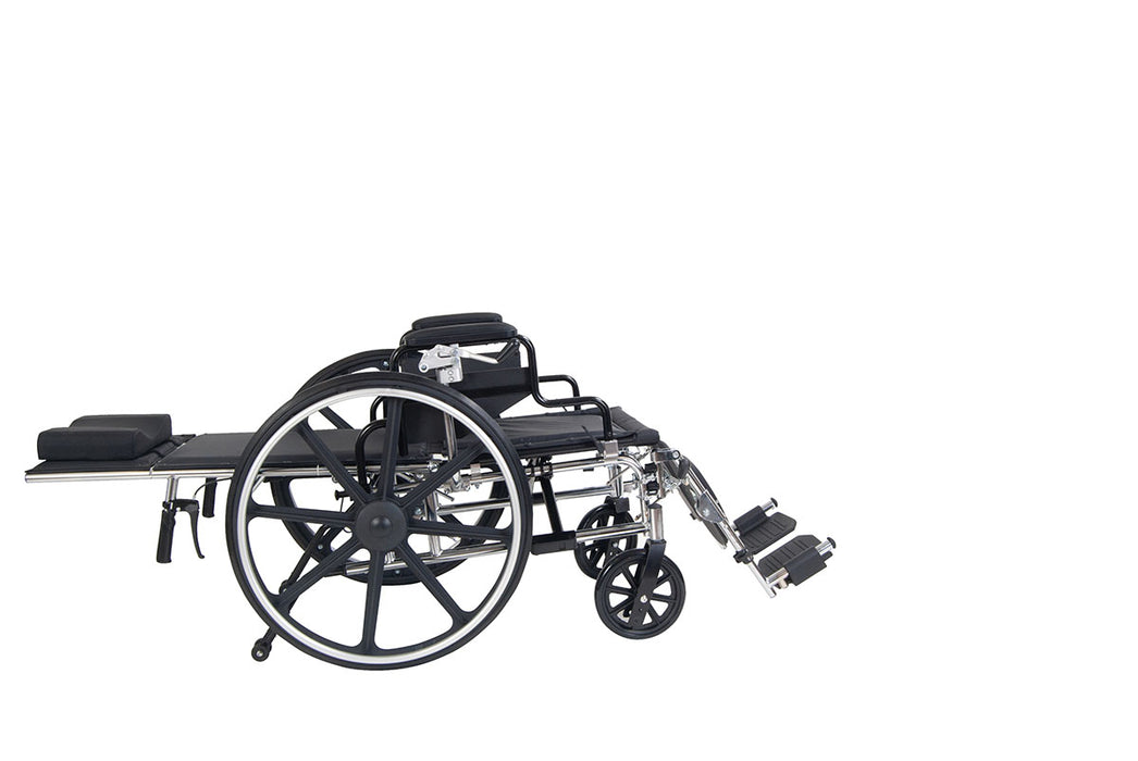 Drive pla416rbdda , Viper Plus Gt Full Reclining Wheelchair, Detachable Desk Arms, 16" Seat