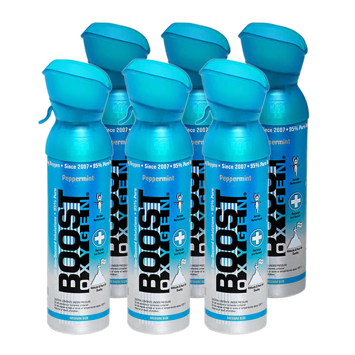 Boost Oxygen 11-2211-6 , Peppermint, Medium (5-Liter), Case Of 6