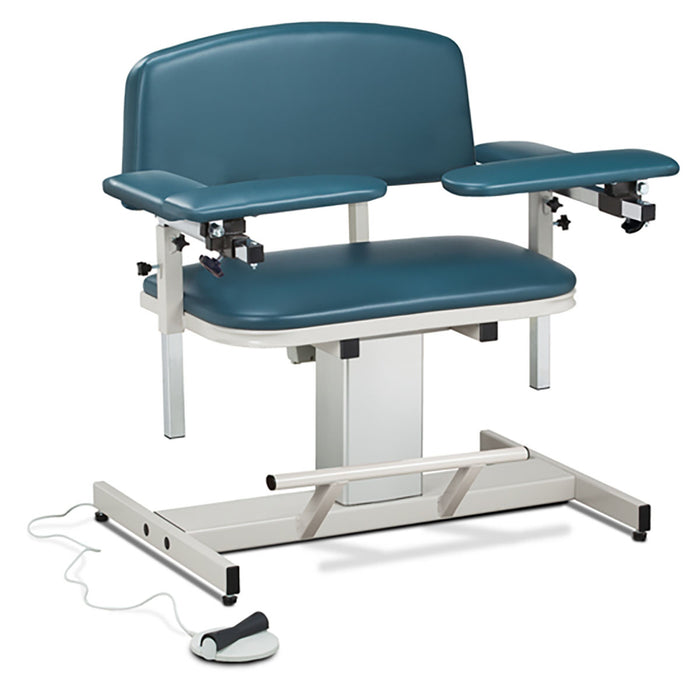 Clinton 15-4517 , Power Series Phlebotomy Chair, Extra-Wide, Padded Arms