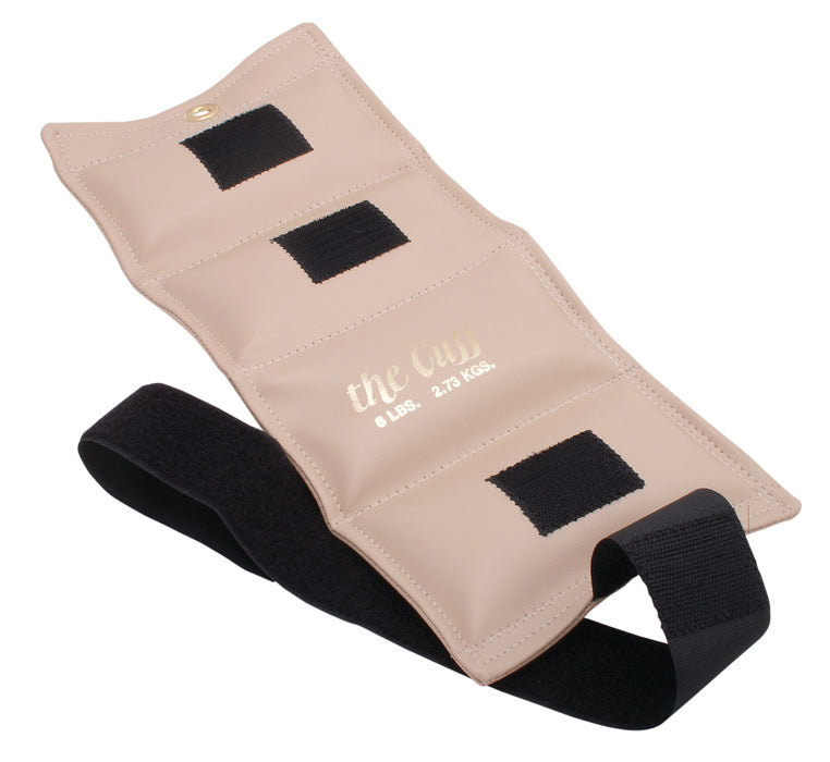 the Cuff 10-2510 Deluxe Ankle And Wrist Weight, Beige (6 Lb.)