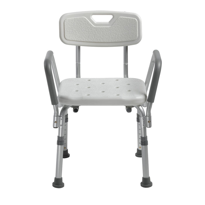 Drive 12445kd-1 , Knock Down Bath Bench With Back And Padded Arms