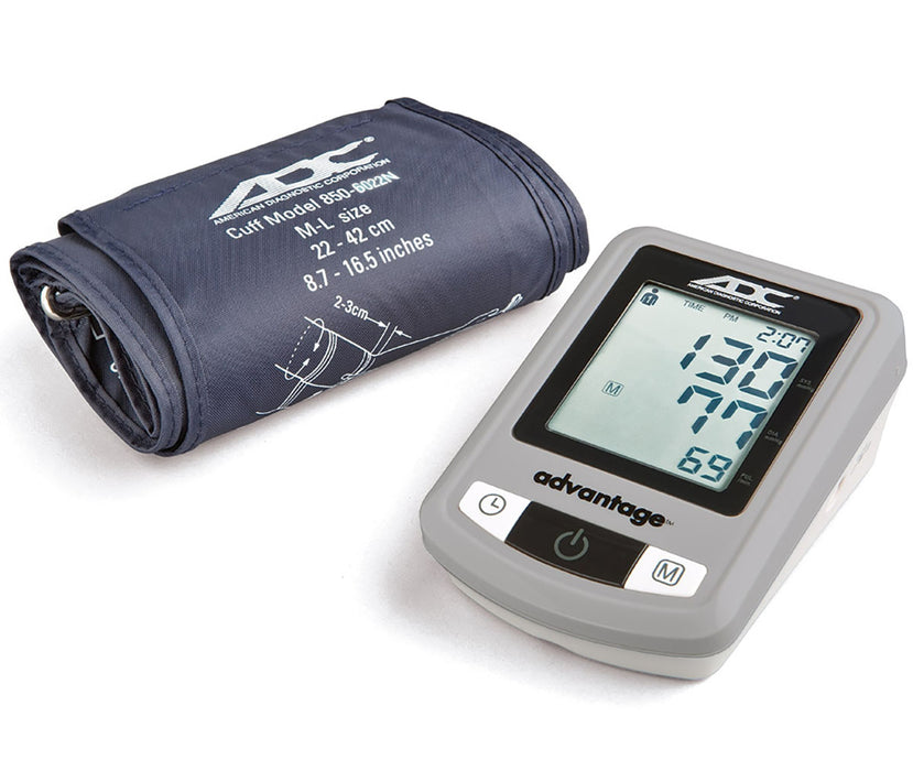 ADC 6021N Advantage Automatic Digital Blood Pressure Monitor, Adult, Navy