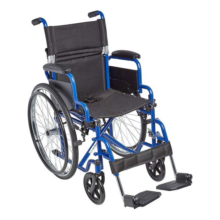 Ziggo ZG1600 16" Wheelchair, Blue