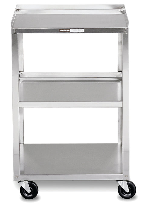 Amrex 00-4004 Mobile Stand - Stainless Steel - 3-Shelf