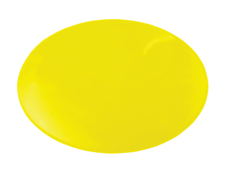 Dycem NS02108 Non-Slip Circular Pad, 10" Diameter, Yellow