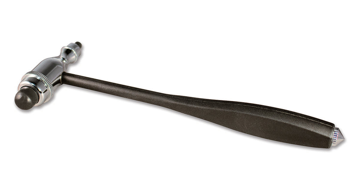 ADC 3694BK Tromner Neurological Hammer, 8", Black And Chrome