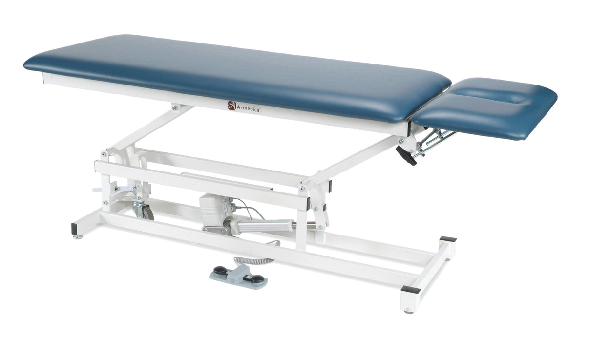 CanDo AM-200 Treatment Table - Electric Hi-Low, 76" L X 27" W X 18" - 37" H, 2-Section