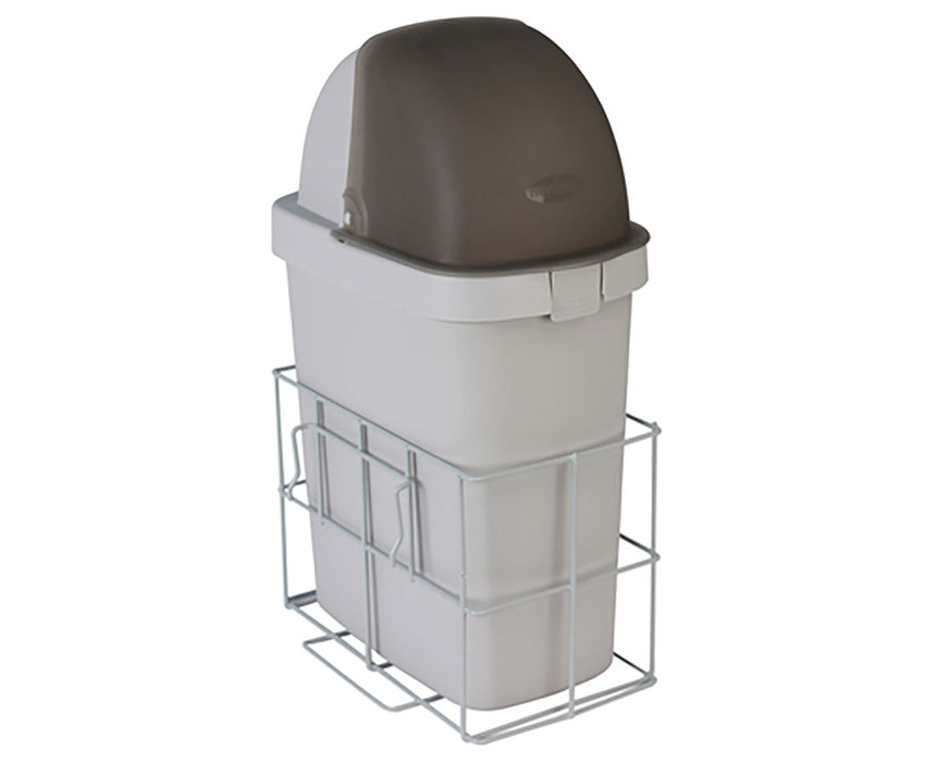 Detecto CARCWB , Waste Bin With Accessory Rail For Rescue Cart