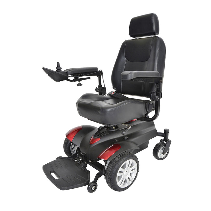Drive titan1616x16 , Titan X16 Front Wheel Power Wheelchair, Full Back Captain'S Seat, 16" X 16"