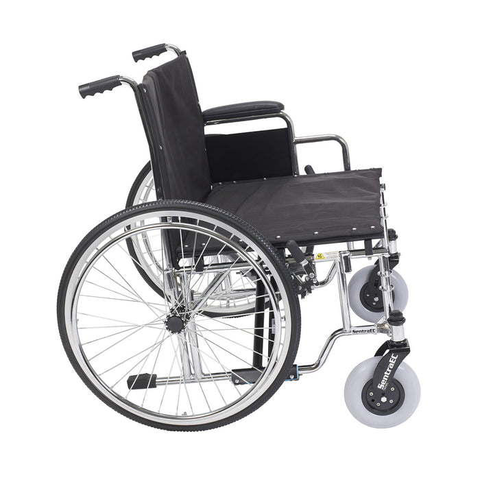 Drive std26ecdda , Sentra Ec Heavy Duty Extra Wide Wheelchair, Detachable Desk Arms, 26" Seat