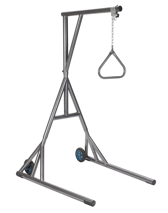 Drive 13039SV , Heavy Duty Trapeze With Base And Wheels, Silver Vein