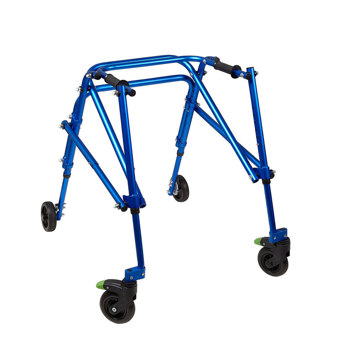 Ziggo KP430 Klip Posterior Walker, Four Wheeled, Blue, Size 3