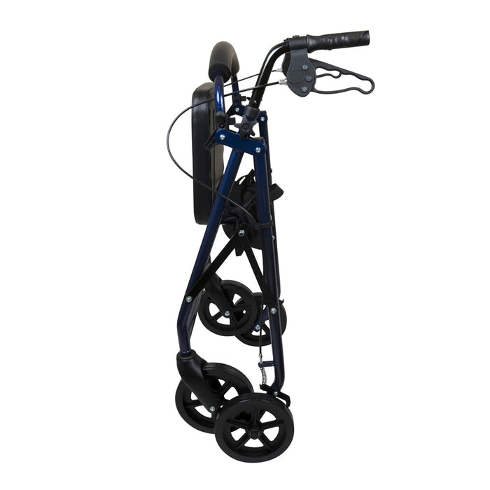 Compass RLA8BL Probasics Deluxe Aluminum Rollator With 8-Inch Wheels, Blue