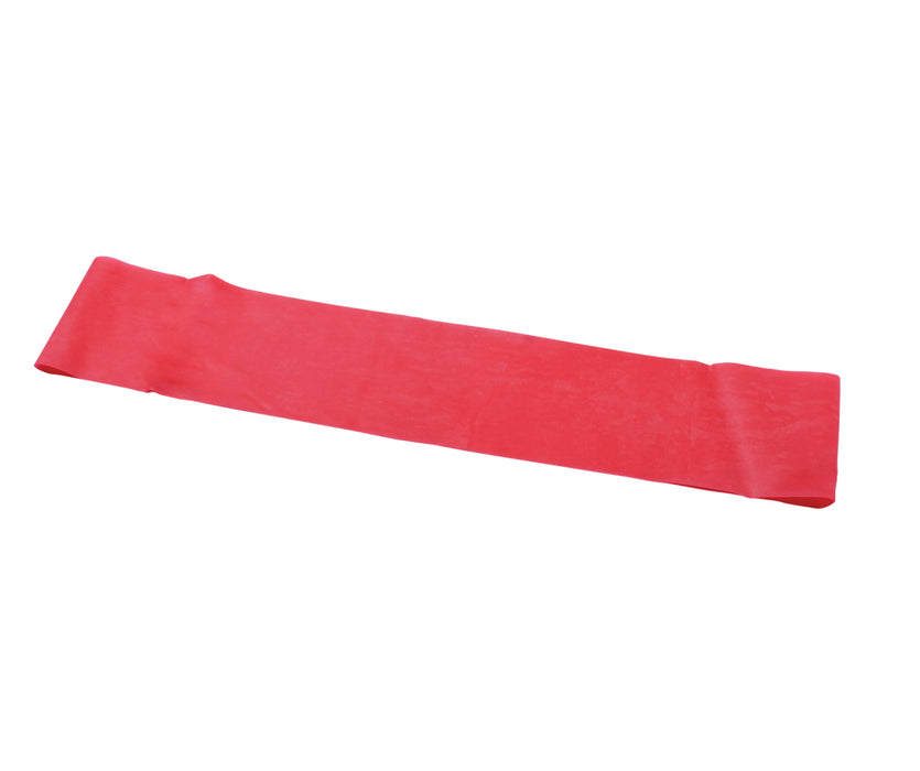 CanDo LFL15",.44mm,76mm Band Exercise Loop - 15" Long - Red - Light