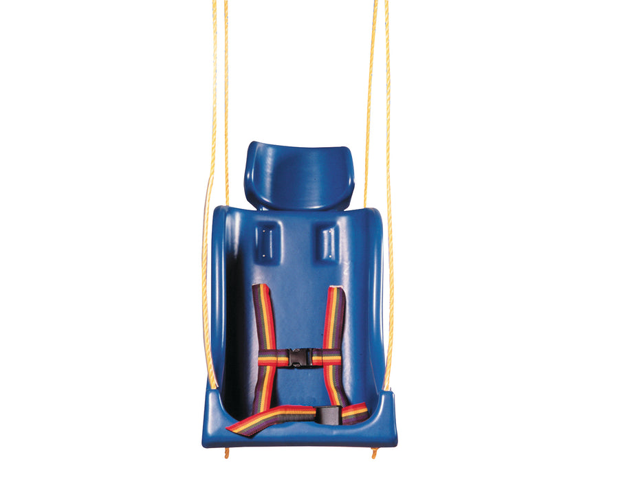 Skillbuilders 30-1634 Full Support Swing Seat Without Pommel, Small (Child), With Rope