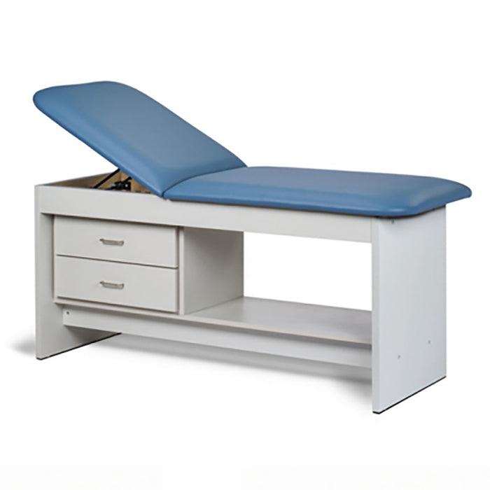 Clinton 91013-27 , Panel Leg Series, Treatment Table With Shelf And Drawers, 72" X 27" X 31"