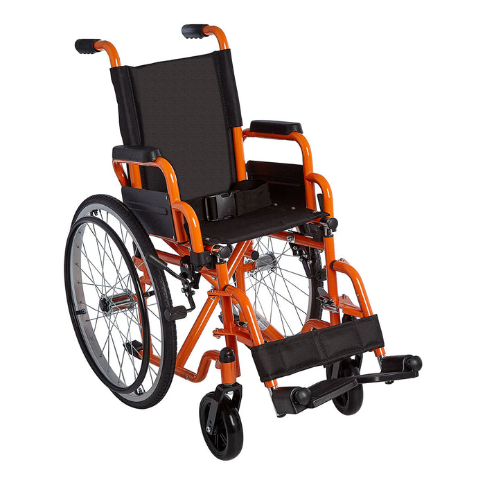 Ziggo ZG1200 12" Wheelchair, Orange