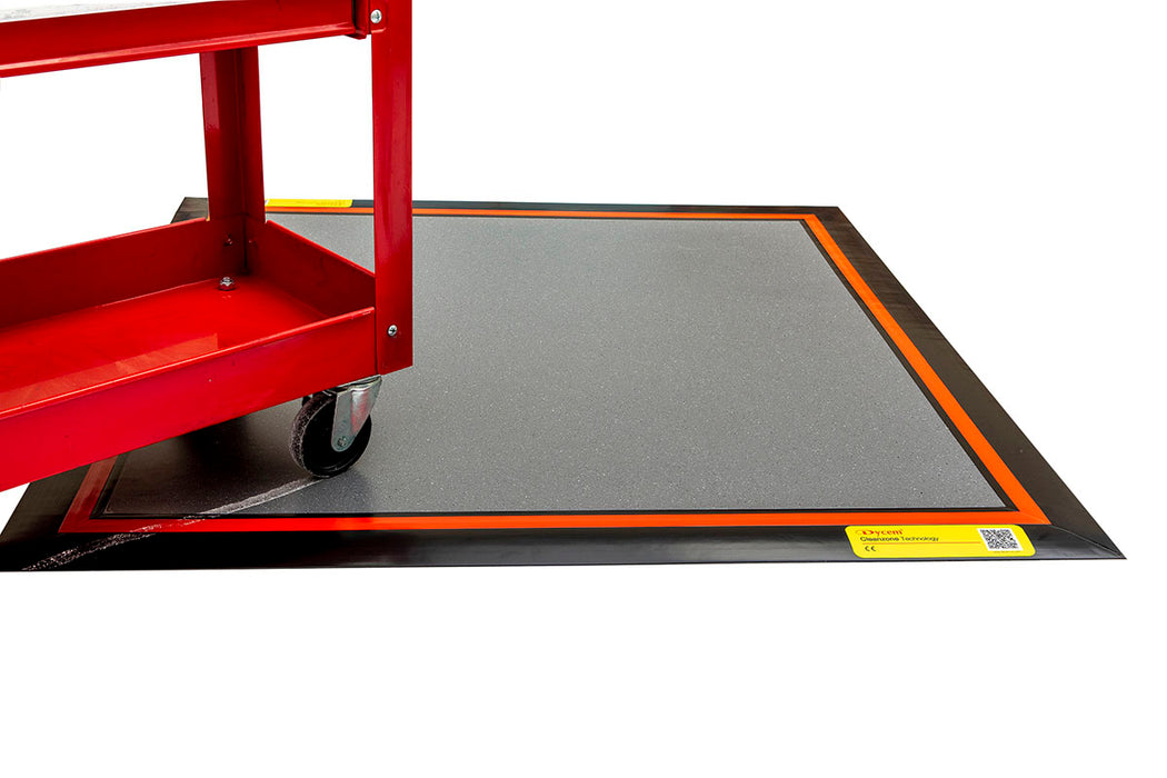 Dycem CZ01FS1220TT , Cleanzone Floor Mat System, 4' X 6.5', Titanium