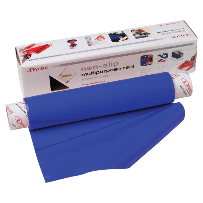 Dycem NS03S21 Non-Slip Material, Roll, 8"X6-1/2 Foot, Blue