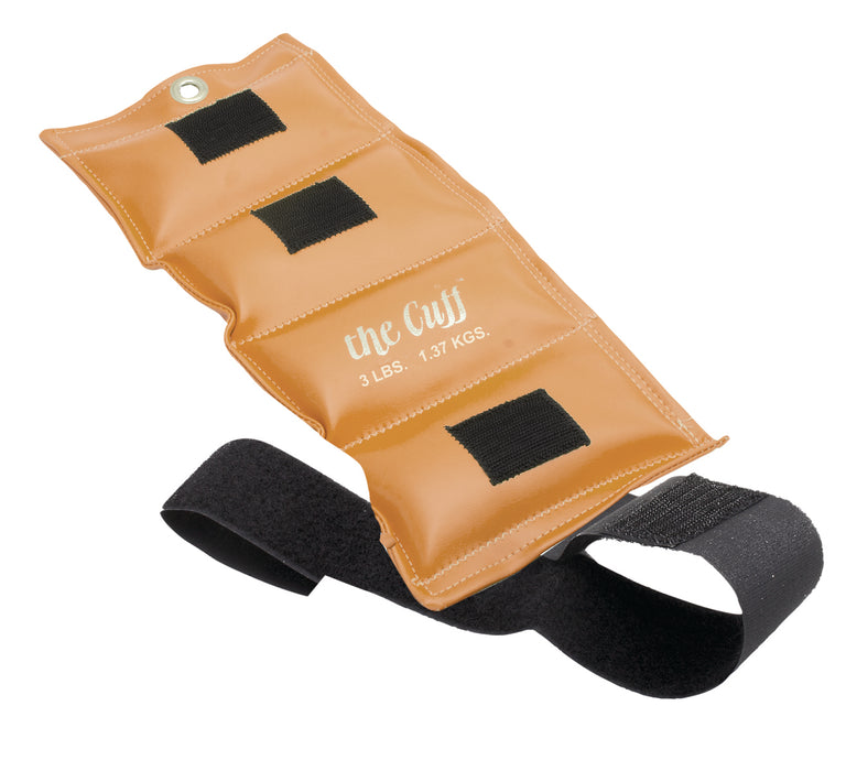 the Cuff 10-0207 Original Ankle And Wrist Weight, Gold (3 Lb.)