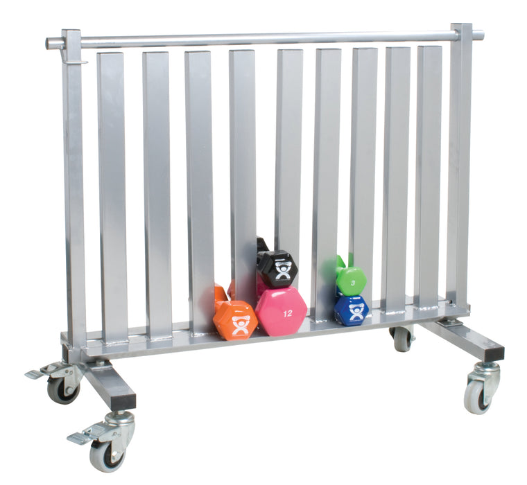 CanDo 10-0581 Dumbbell Mobile Studio Rack (1100 Lb Capacity)