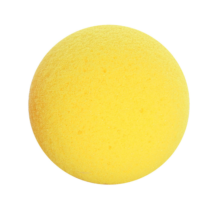 CanDo 10-0776 Memory Foam Squeeze Ball - 2.5" Diameter - Yellow, X-Easy