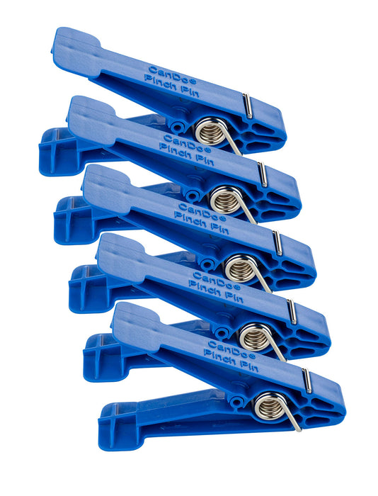 CanDo 10-0844 Graded Pinch Finger Exerciser, Replacement Pinch Pins, Set Of 5, Blue (Heavy)