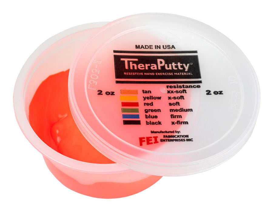 TheraPutty 71-0062 Cando Exercise Material - 2 Oz - Red - Soft (Set Of 10)