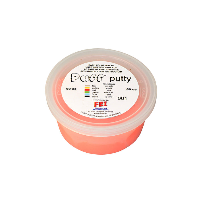 TheraPutty FAB 1910PUFF Puff Lite Exercise Putty - Soft - Red - 60Cc