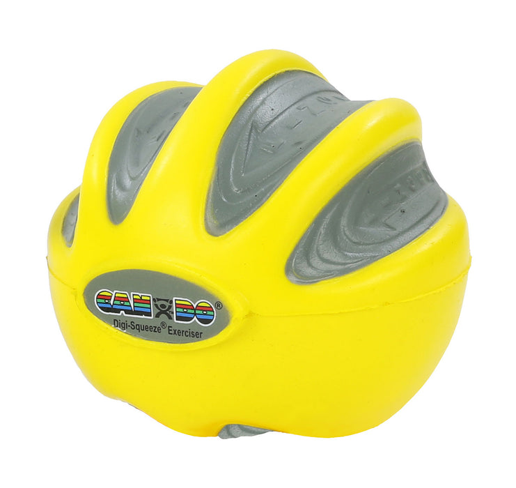 CanDo 10-1970 Digi-Squeeze Hand Exerciser - Small - Yellow, X-Light