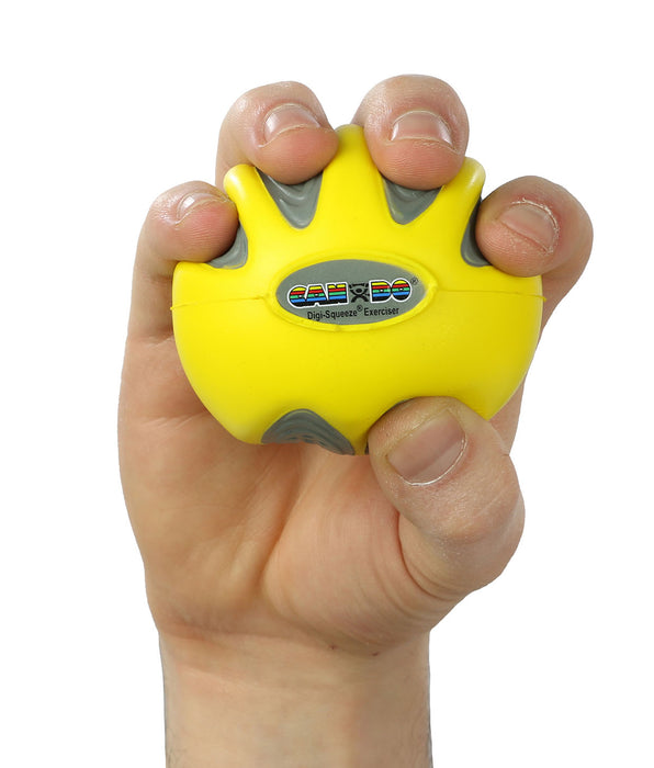 CanDo 10-1970 Digi-Squeeze Hand Exerciser - Small - Yellow, X-Light