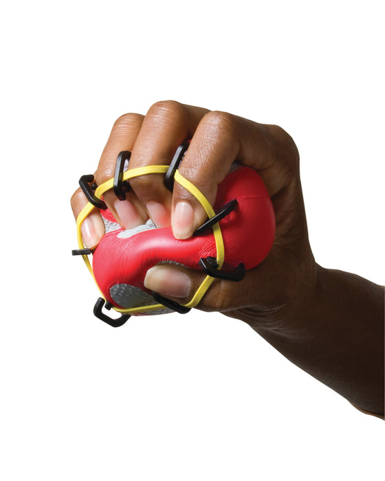 CanDo 10-2281 Digi-Extend N' Squeeze Hand Exerciser - Medium - Red, Light