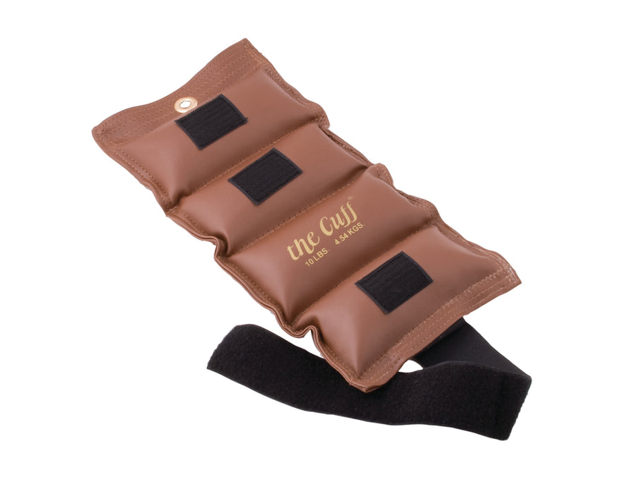 the Cuff 10-2515 Deluxe Ankle And Wrist Weight, Brown (10 Lb.)