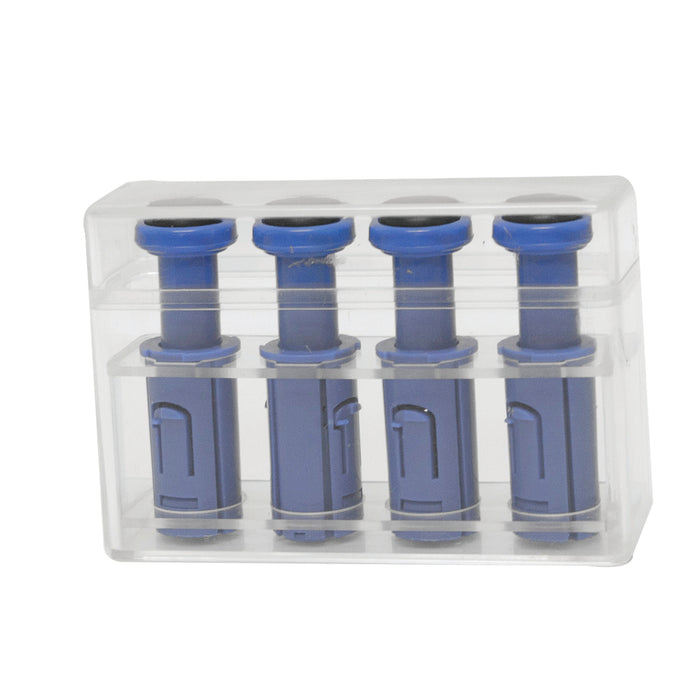 CanDo 10-3754-4 Digi-Flex Multi, 4 Additional Finger Buttons With Box, Blue (Heavy)