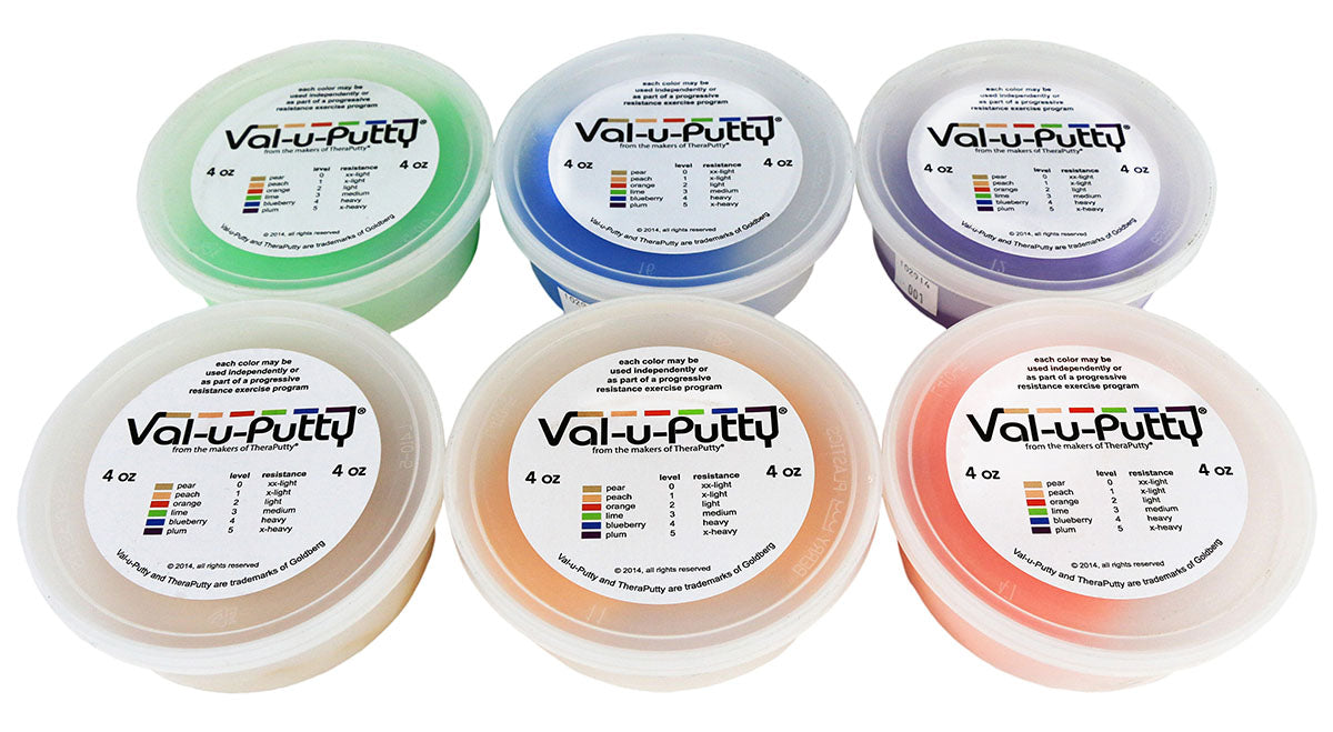 Val-u-Putty 10-3926 Exercise Putty - 6 Piece Set - 4 Oz