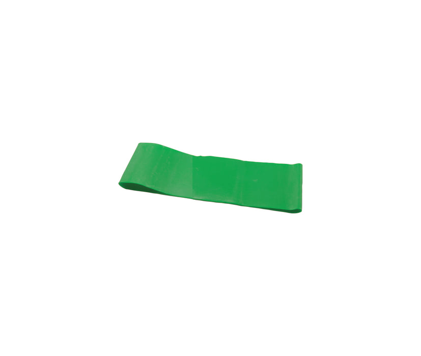 CanDo 10-5253-10 Band Exercise Loop - 10" Long - Green - Medium, 10 Each