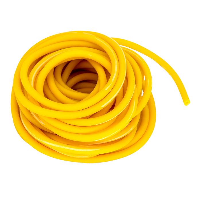 CanDo 11-14-025-3 Low Powder Exercise Tubing - 25' Roll - Yellow - X-Light