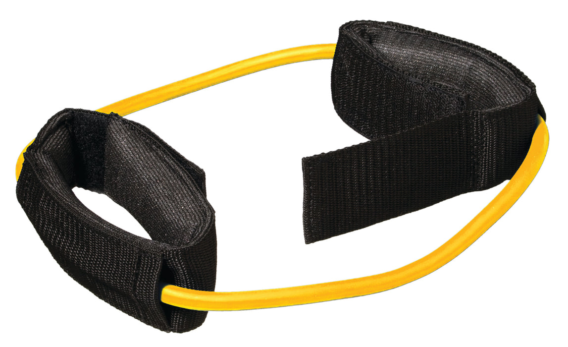 CanDo 10-5761 Exercise Tubing With Cuff Exerciser - 35" - Yellow - X-Light